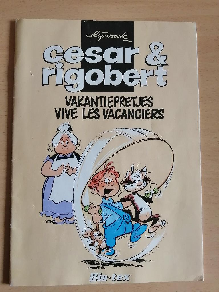 BD bilingue Cesar & Rigobert d'Eddy Ryssack E.O.1981, Une BD, Enlèvement ou Envoi