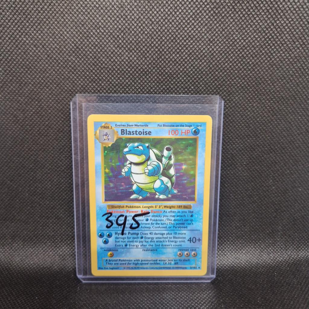 Kit de base Blastoise Holo Shadowless Good, Enlèvement ou Envoi