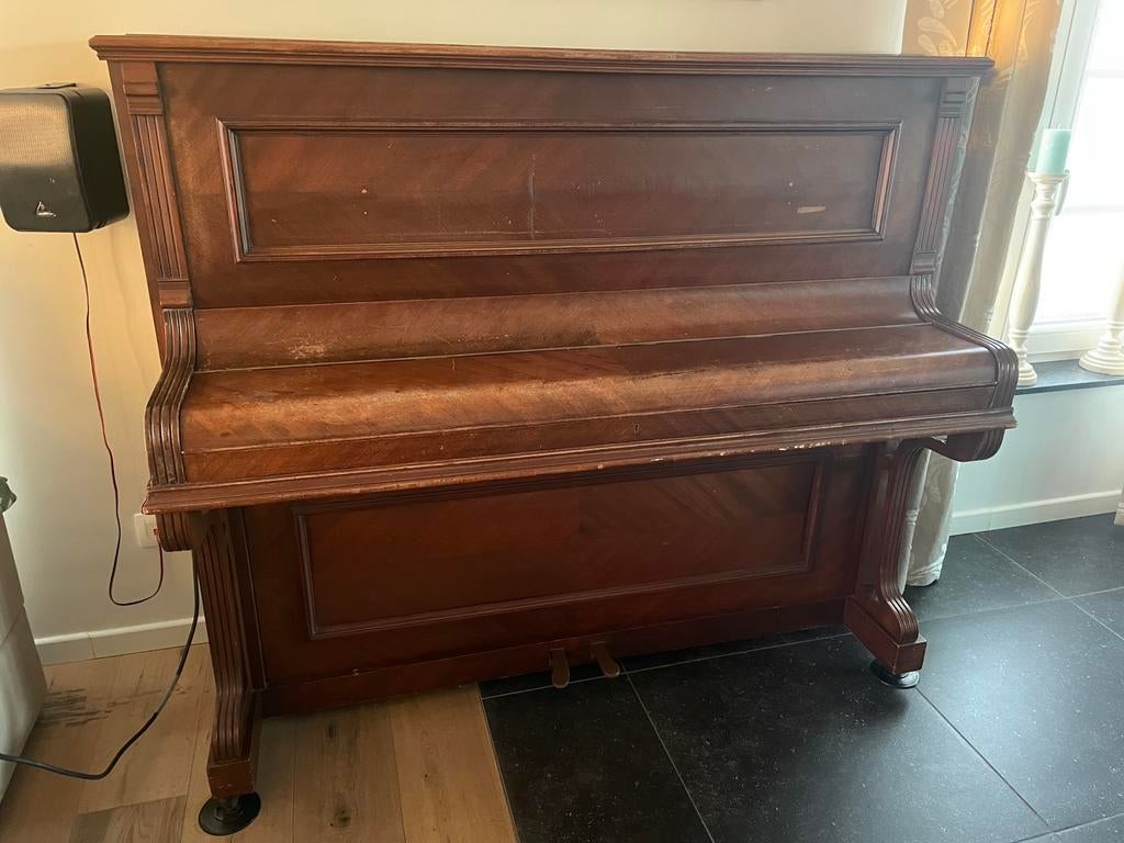 Klassieke piano A.Hanlet Bruxelles, Musique & Instruments, Enlèvement, Utilisé, Brun, Piano