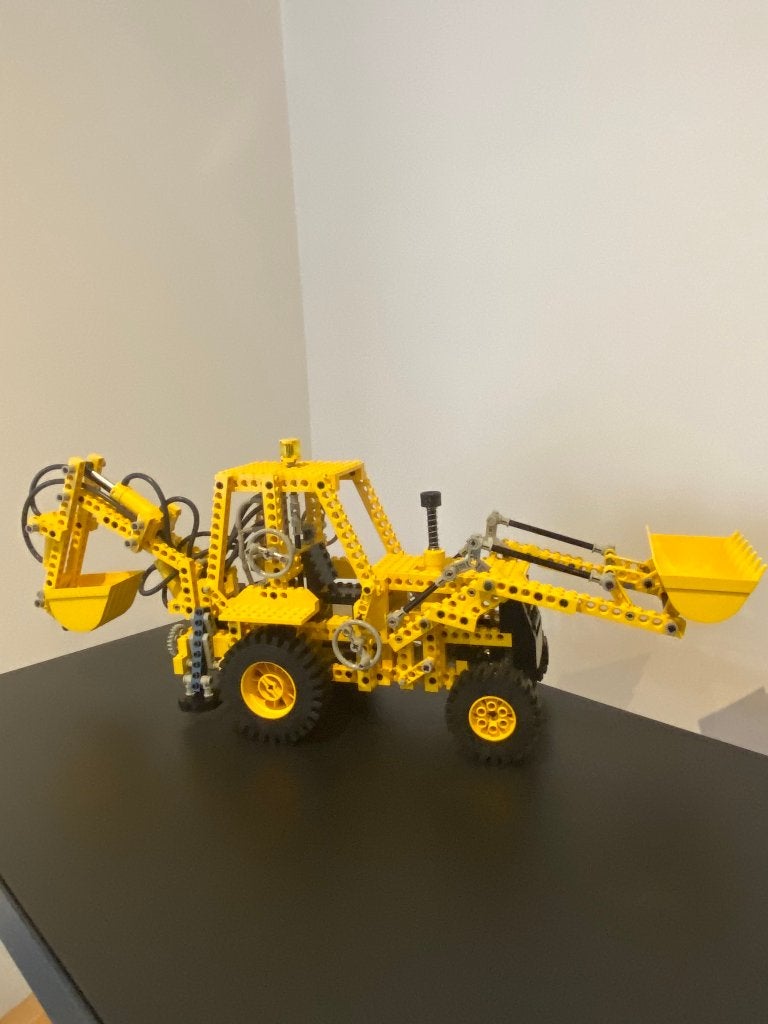 Lego Technic - 8862 - Backhoe Graafmachine, Lego, Zo goed als nieuw, Technic, Complete set