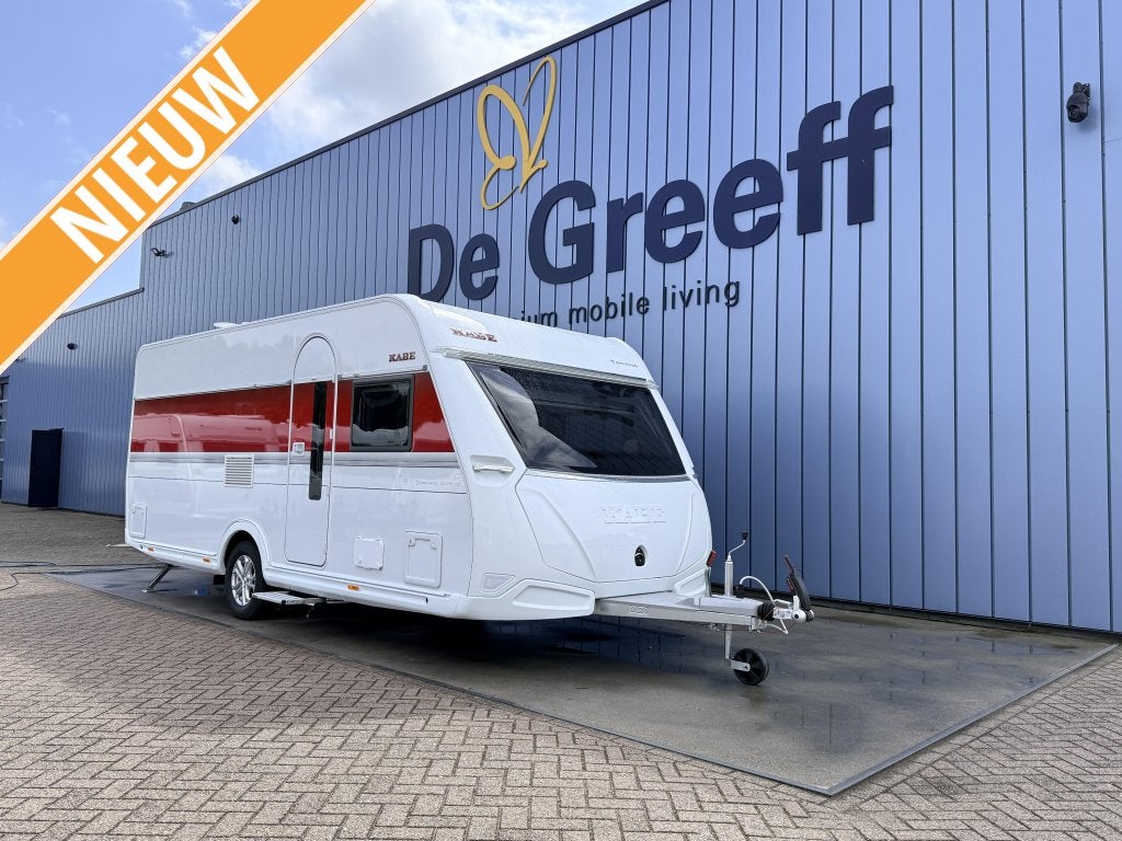 Kabe Smaragd 520 XL KS, Caravans en Kamperen, Caravans, Bedrijf, tot en met 4, 1500 - 2000 kg, Rondzit, Kabe, 6 tot 7 meter, Airco