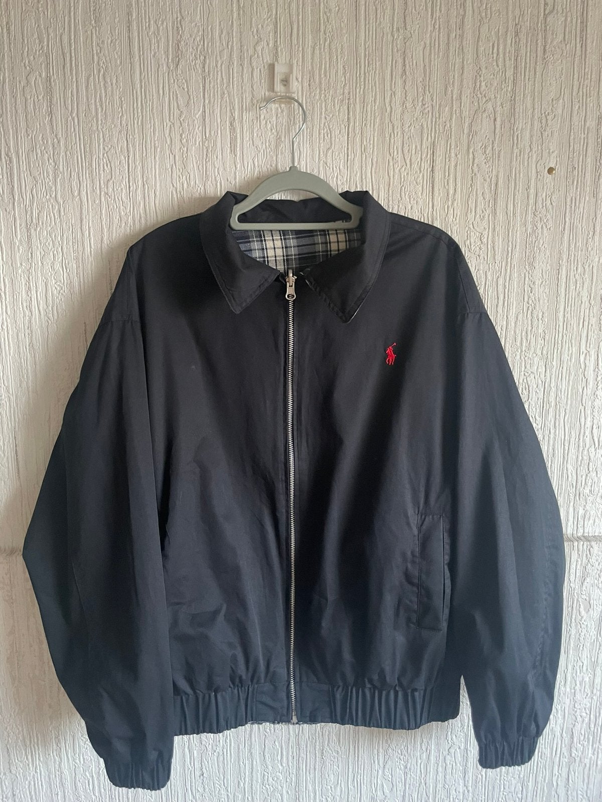 Polo Ralph Lauren Reversible Harrington Jas, Kleding | Heren, Jassen | Zomer, Nieuw, Maat 48/50 (M), Zwart, Ophalen of Verzenden