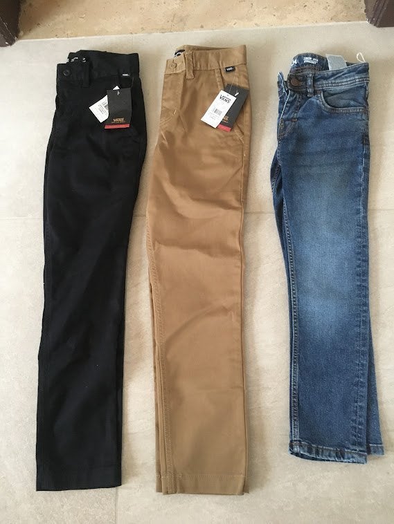 Vans broeken nieuw Mt 10 jaar en jeans C&A Mt 128, Kinderen en Baby's, Kinderkleding | Maat 140, Nieuw, Ophalen of Verzenden