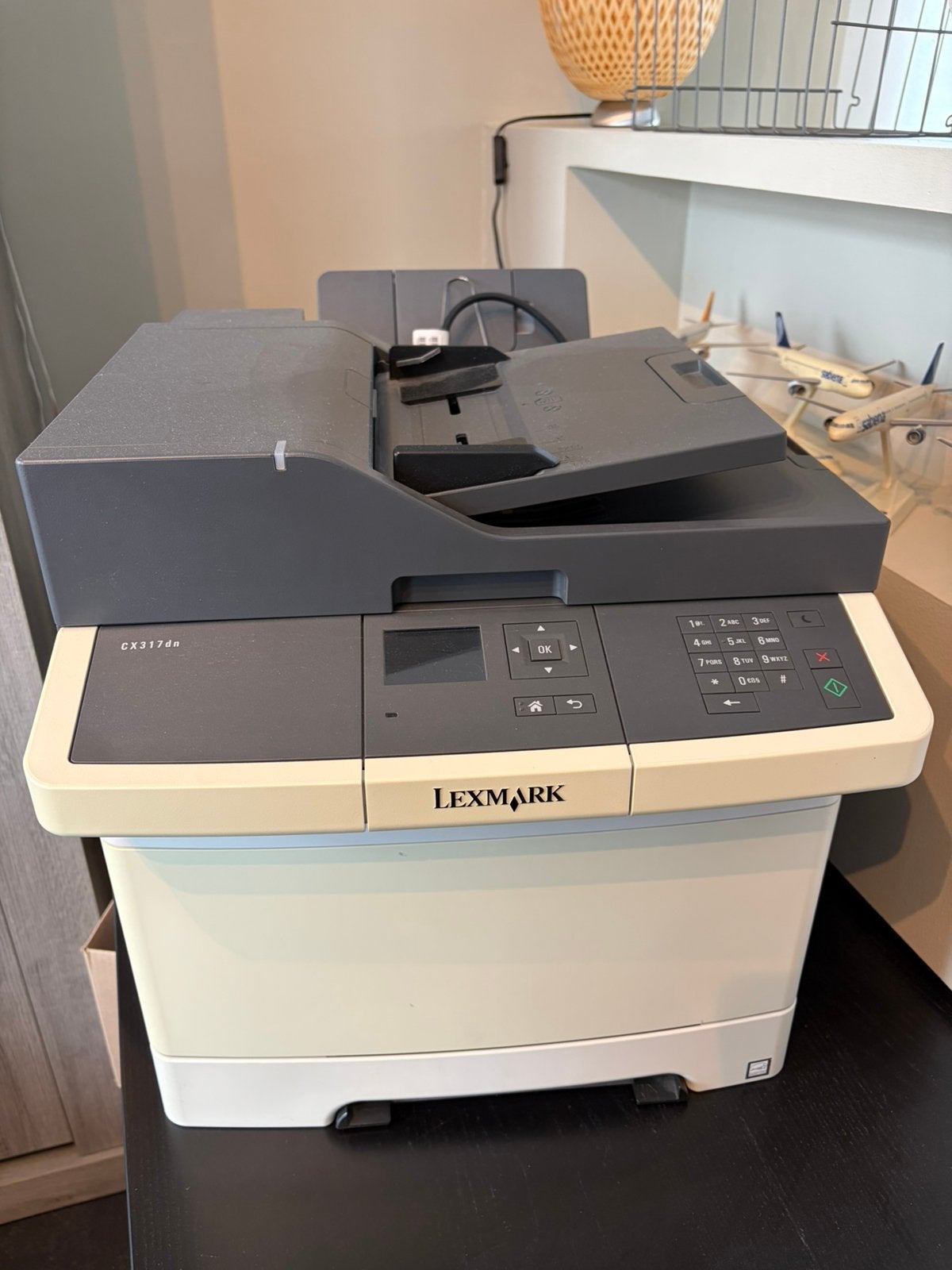 Lexmark CX317dn multifunctionele kleurenlaserprinter, Computers en Software, Printers, Ophalen, Zo goed als nieuw, Scannen, Printer