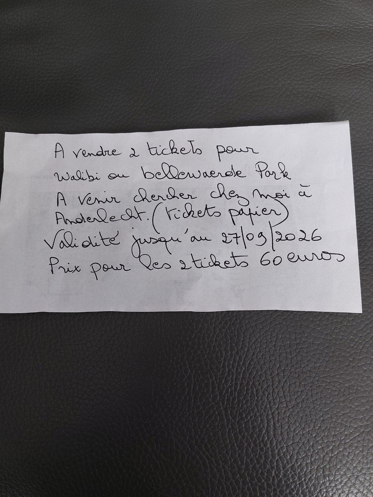 Te koop 2 Bellewaerde- of walibitickets, Tickets en Kaartjes, Recreatie | Dierentuinen