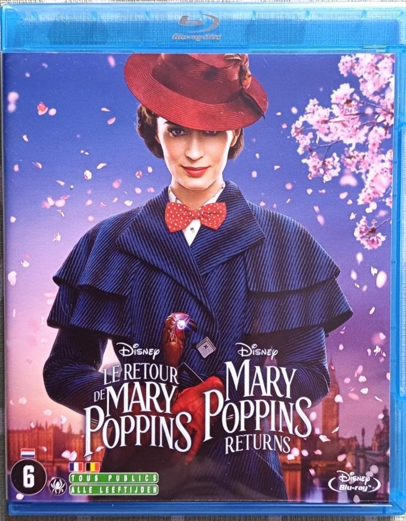 blu ray MARY POPPINS RETURNS  WALT DISNEY MERYL STREEP, Enlèvement ou Envoi, Comme neuf