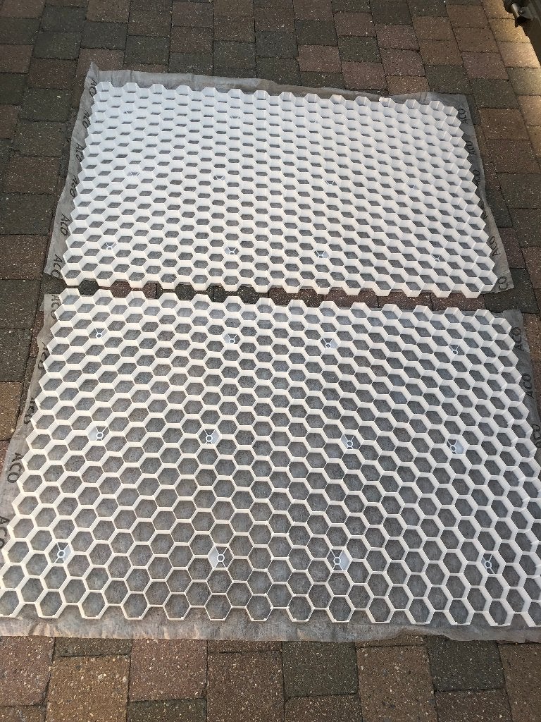 2 Grindmatten NIEUW 10€, Tuin en Terras, Grind, Keien en Split, Ophalen, Nieuw, Wit