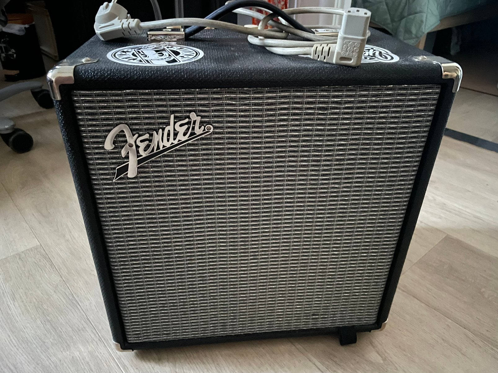 Fender Rumble 25 basgitaar versterker met stekker, Muziek en Instrumenten, Versterkers | Bas en Gitaar, Ophalen, Zo goed als nieuw