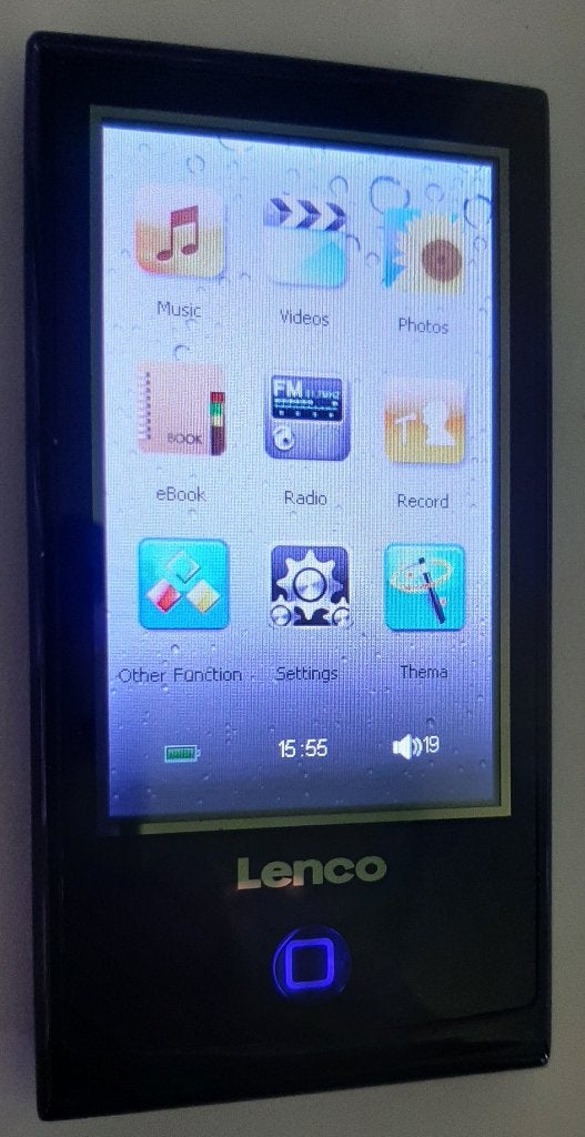 Lenco Xemio-965 MP3/MP4-speler - 8GB intern geheugen, Overige merken, Met radio, Ophalen of Verzenden, Zo goed als nieuw