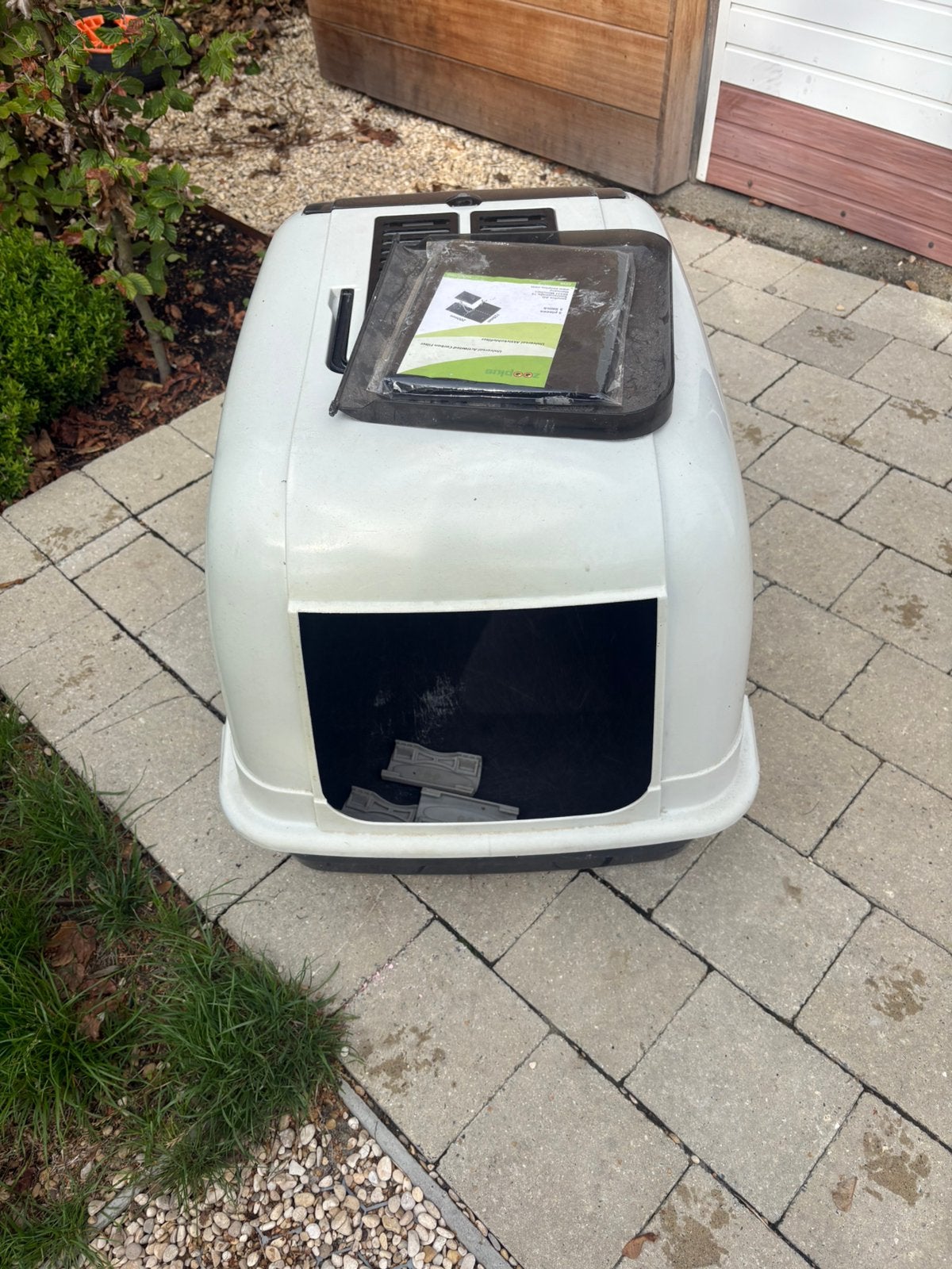 Grote kattenbak met afneembaar deksel, Dieren en Toebehoren, Ophalen, Gebruikt