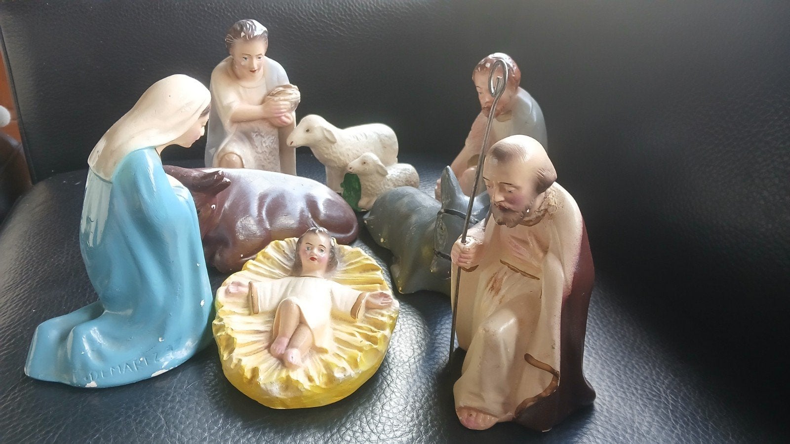 figurines de Noël vintage J.Demarez depose, Antiquités & Art, Enlèvement ou Envoi
