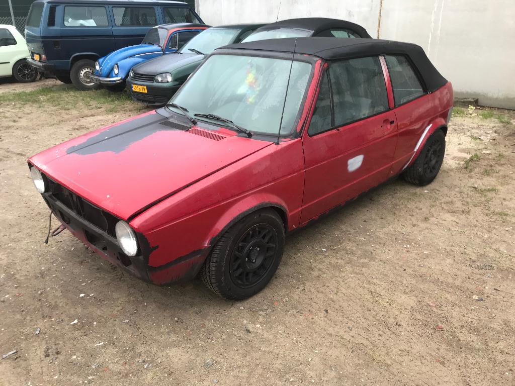 Keiharde Golf mk1 GLI cabrio Karmann Quartet, Cabriolet, Volkswagen, Bedrijf, Te koop