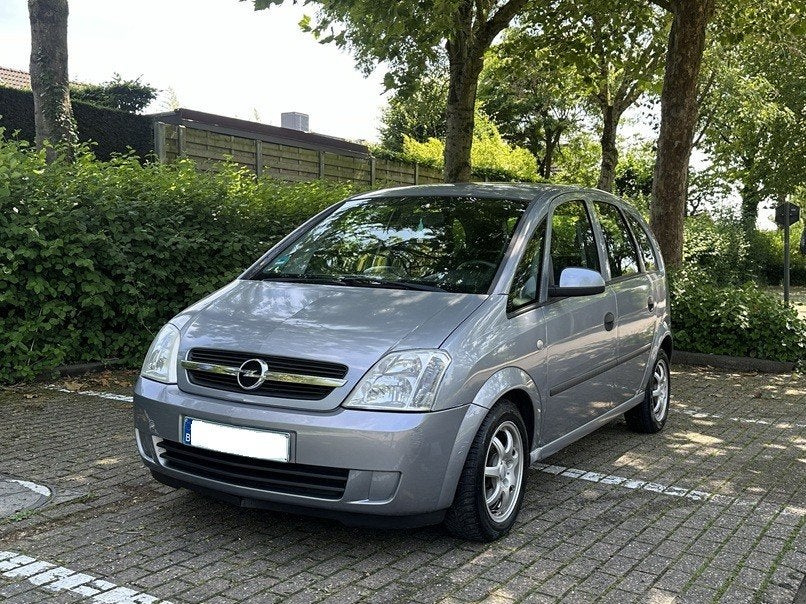 Opel meriva1.6 benzine Euro4 gekeurd voor verkoop en carpass, Autos, Opel, Argent ou Gris, Entreprise, 149 g/km, 5 portes