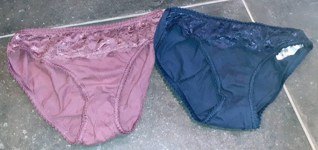slip set 2 met kant Zeeman M, Ophalen of Verzenden, Meerkleurig, Slip