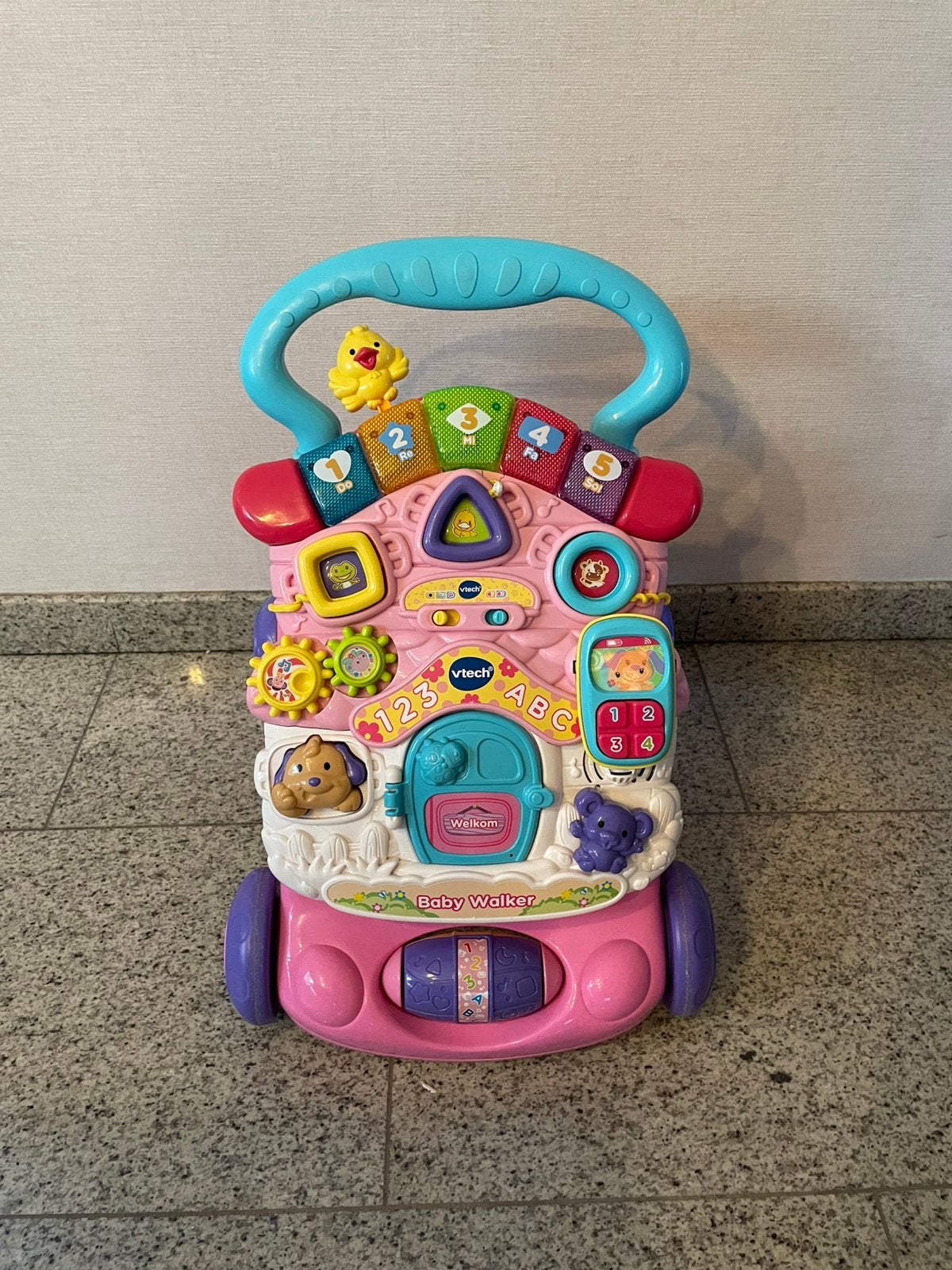 Vtech loopwagentje, Ophalen, Zo goed als nieuw