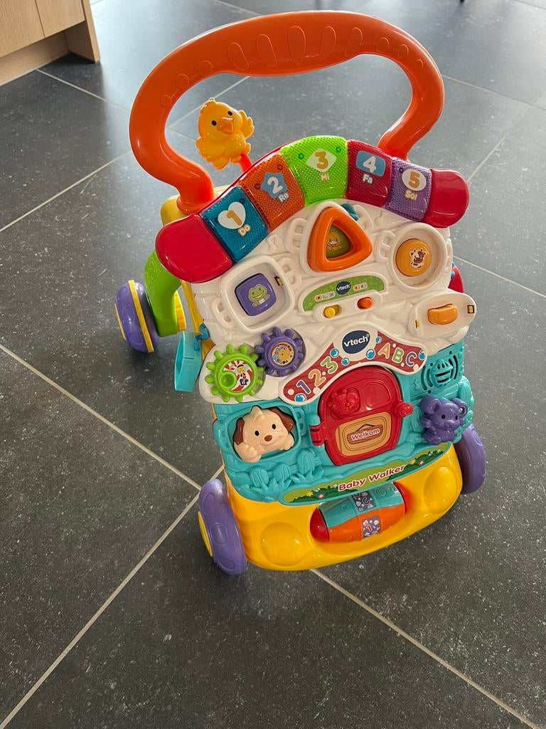 Loopkarretje Vtech, Kinderen en Baby's, Ophalen, Zo goed als nieuw