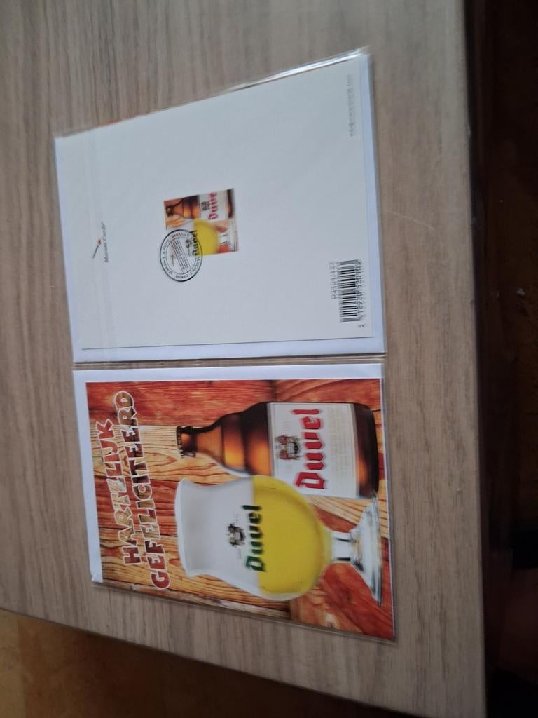 Duvel Verjaardagskaart, Verzamelen, Biermerken, Ophalen of Verzenden, Duvel