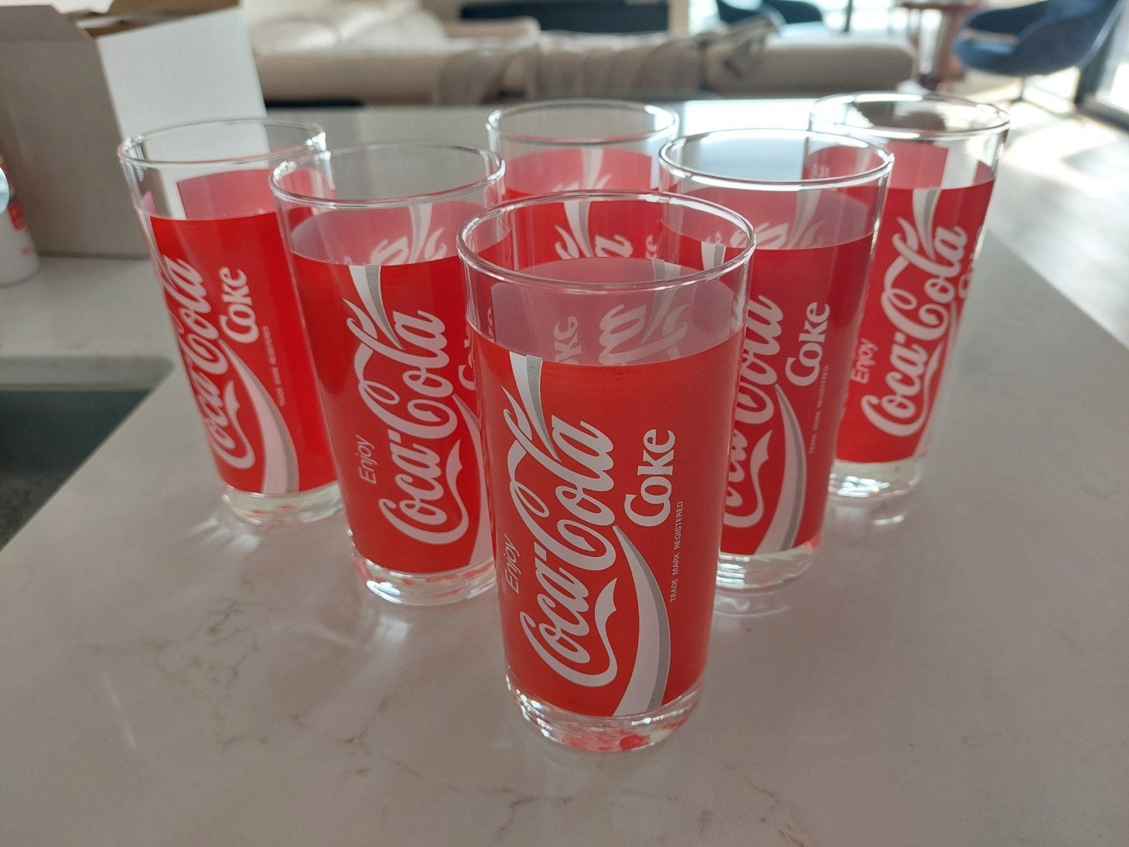 Coca-Cola glazen ., Verzamelen, Ophalen