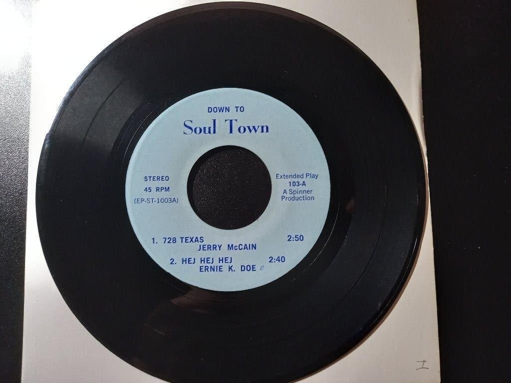 Down To Soul Town 3 - Ep Popcorn, 7 inch, Comme neuf, Housse de protection extérieure, EP