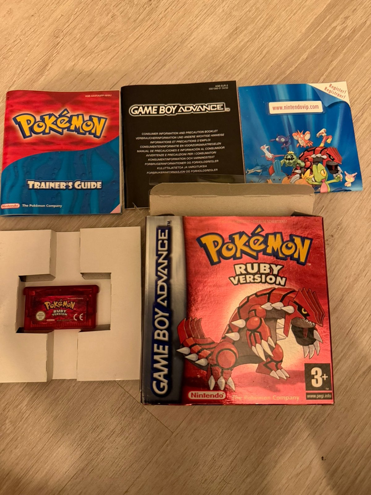 Pokemon ruby CIB, Games en Spelcomputers, Ophalen, Gebruikt
