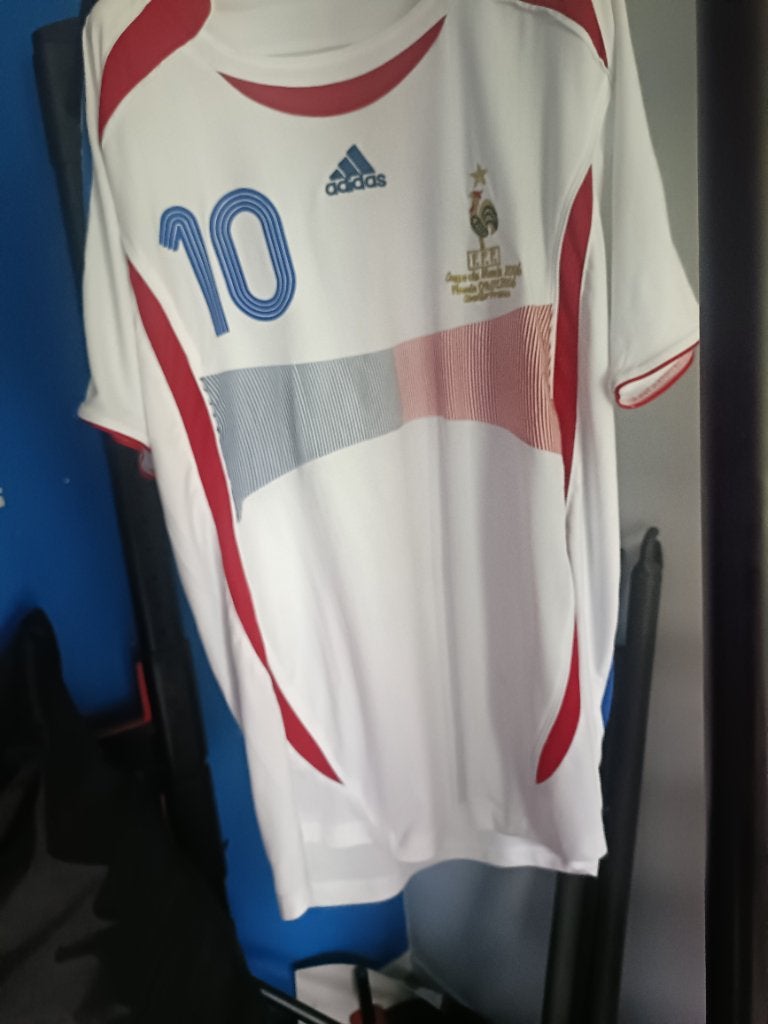 Maillot Zidane pour la Coupe du monde 2006, taille L, Taille L, Enlèvement ou Envoi, Comme neuf, Maillot
