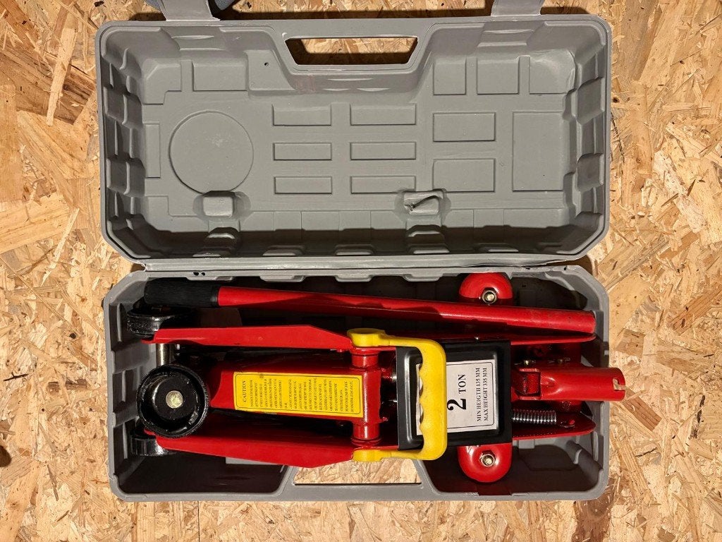 Te koop: hydraulische krik (floorjack) 2 ton, Auto diversen, Krikken, Ophalen, Zo goed als nieuw, Hydraulisch, Garagekrik