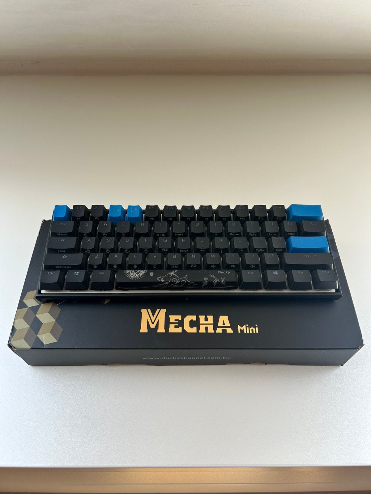Ducky one 2 mecha mini mx silver, Computers en Software, Toetsenborden, Ophalen, Zo goed als nieuw