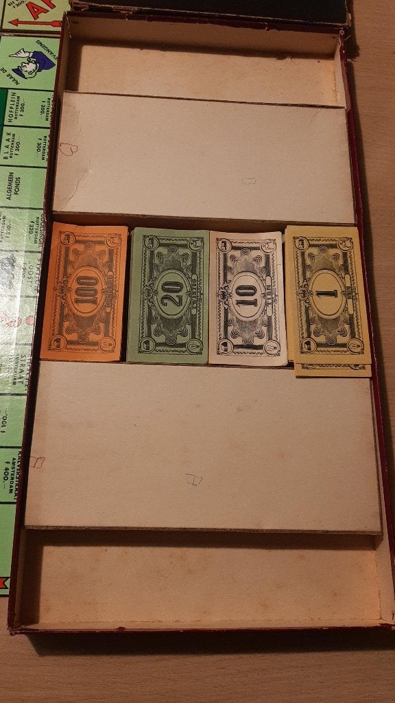 Vintage monopoly Nederlandse editie, Een of twee spelers, Ophalen of Verzenden, Gebruikt, Smeets & schippers Amsterdam