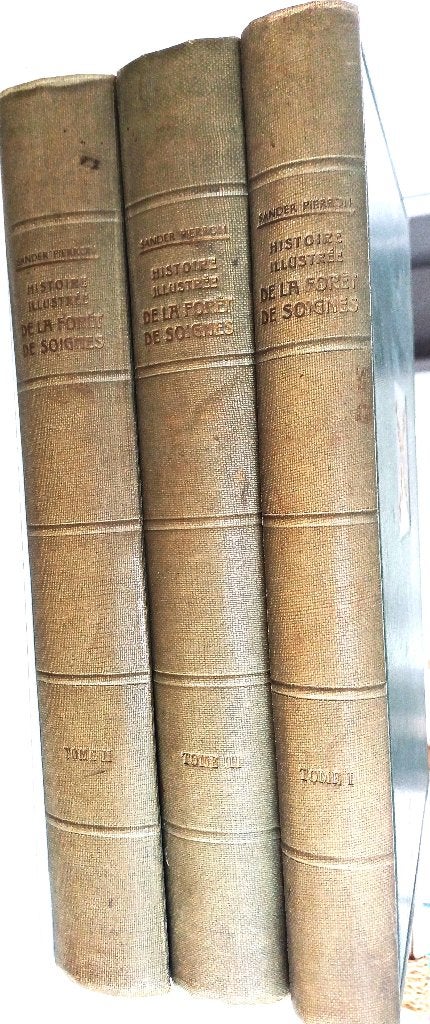 3 boeken Histoire de la forêt de soignes, Ophalen of Verzenden