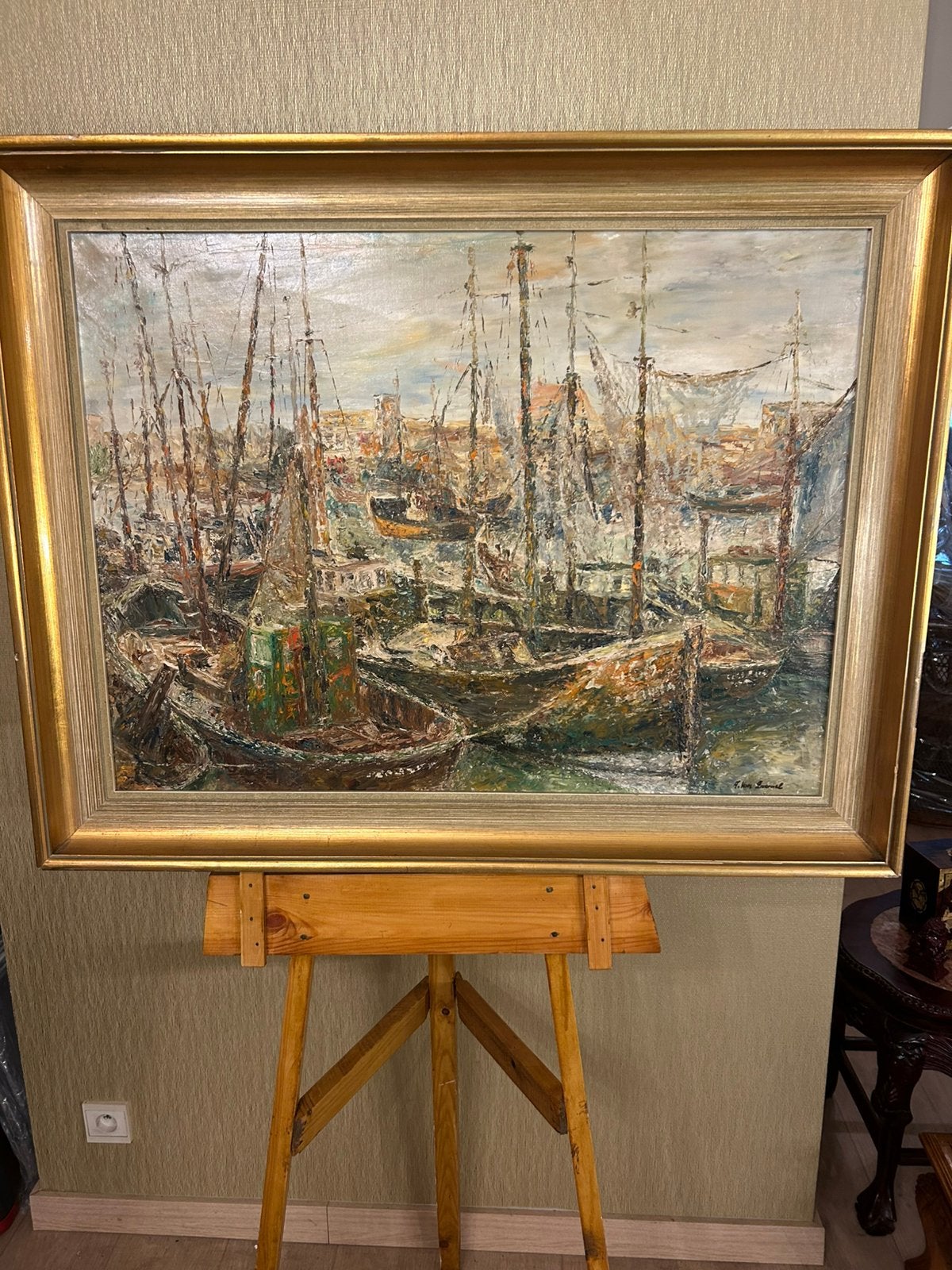 Przchtig schilderij A. Ven Zaemel, Enlèvement