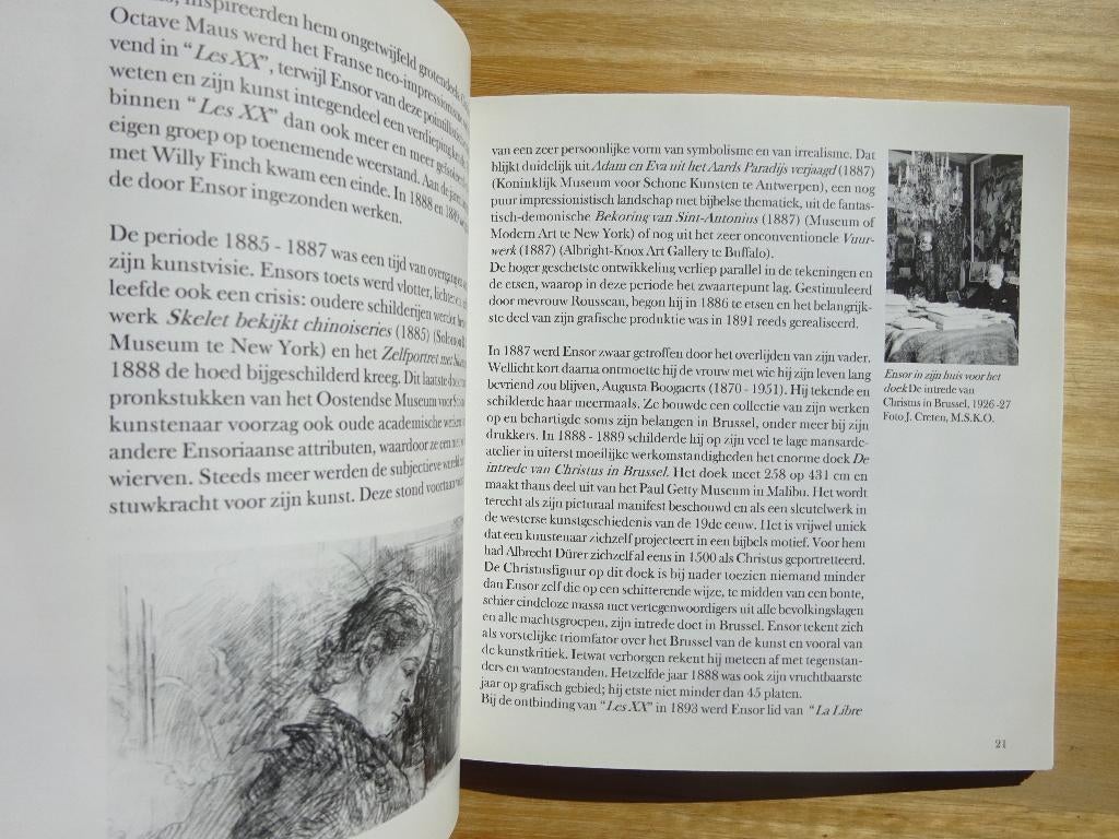 James Ensor, zes thema's in zijn oeuvre, NBB 1995, Ophalen of Verzenden, Zo goed als nieuw, Schilder- en Tekenkunst