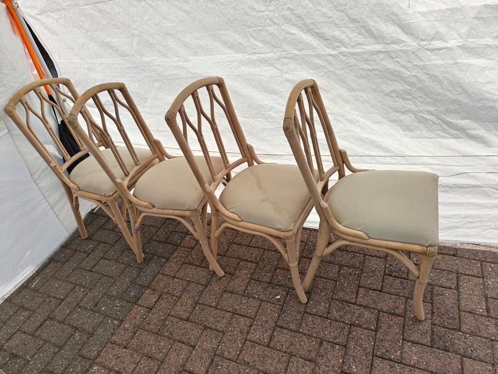 4rieten stoelen, Tuin en Terras, Ophalen