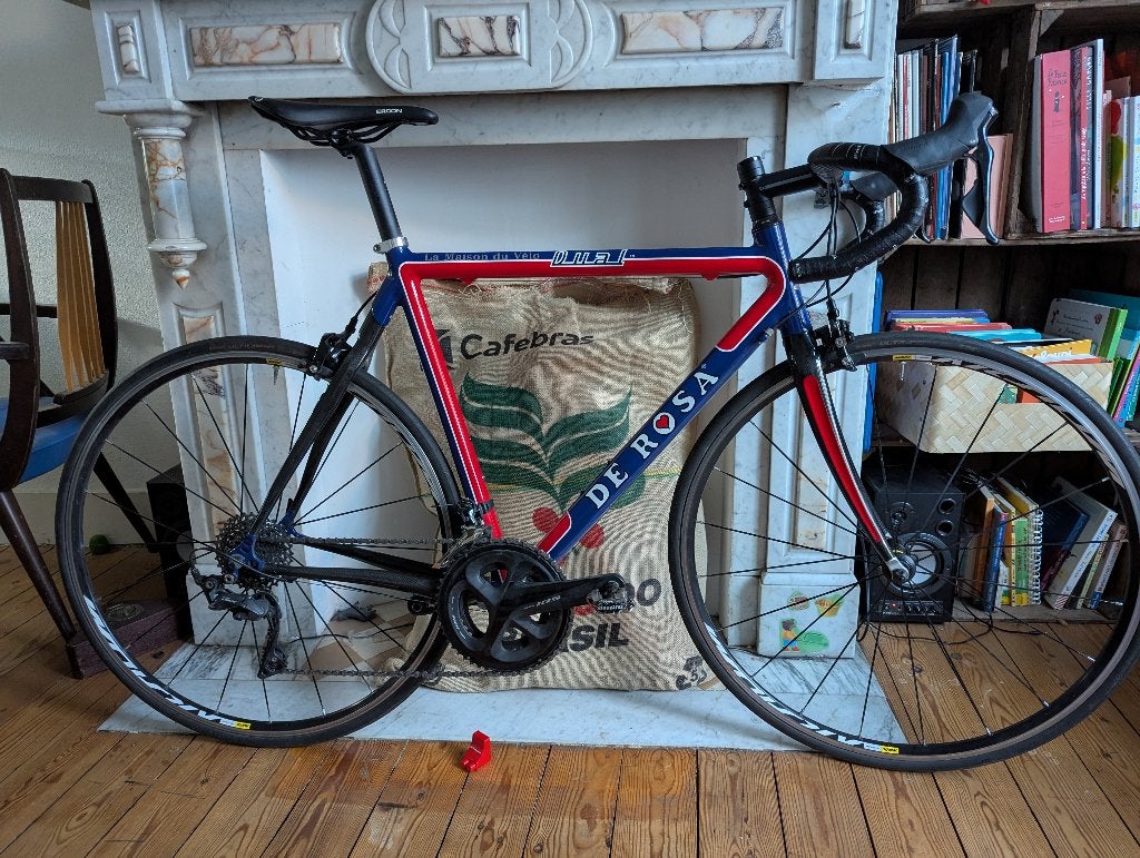 De Rosa Dual Shimano 105 11 vitesses, Vélos & Vélomoteurs, Vélos | Vélos de course, Utilisé, Autres marques, Plus de 20 vitesses