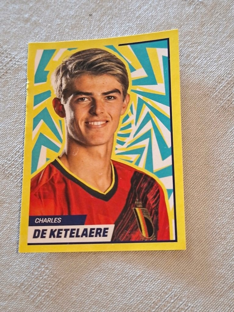 Panini / Sticker / Charles De Ketelaere / Rode Duivels, Ophalen of Verzenden, Zo goed als nieuw, Poster, Plaatje of Sticker