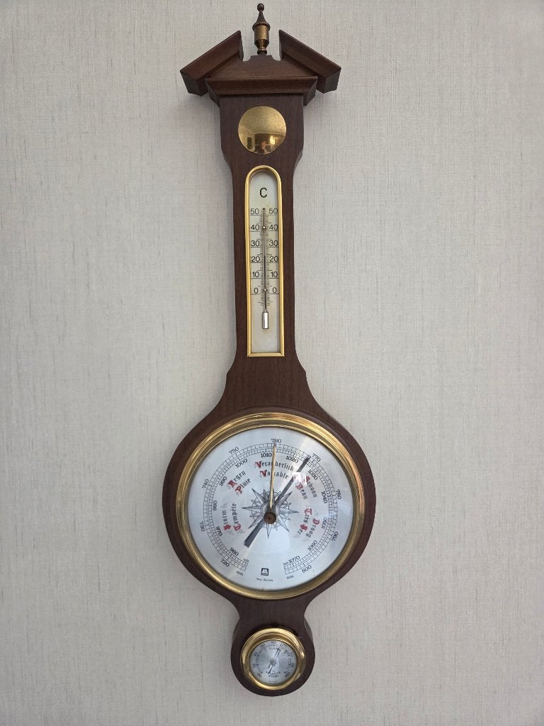 Barometer, Audio, Tv en Foto, Weerstations en Barometers, Ophalen, Gebruikt, Barometer
