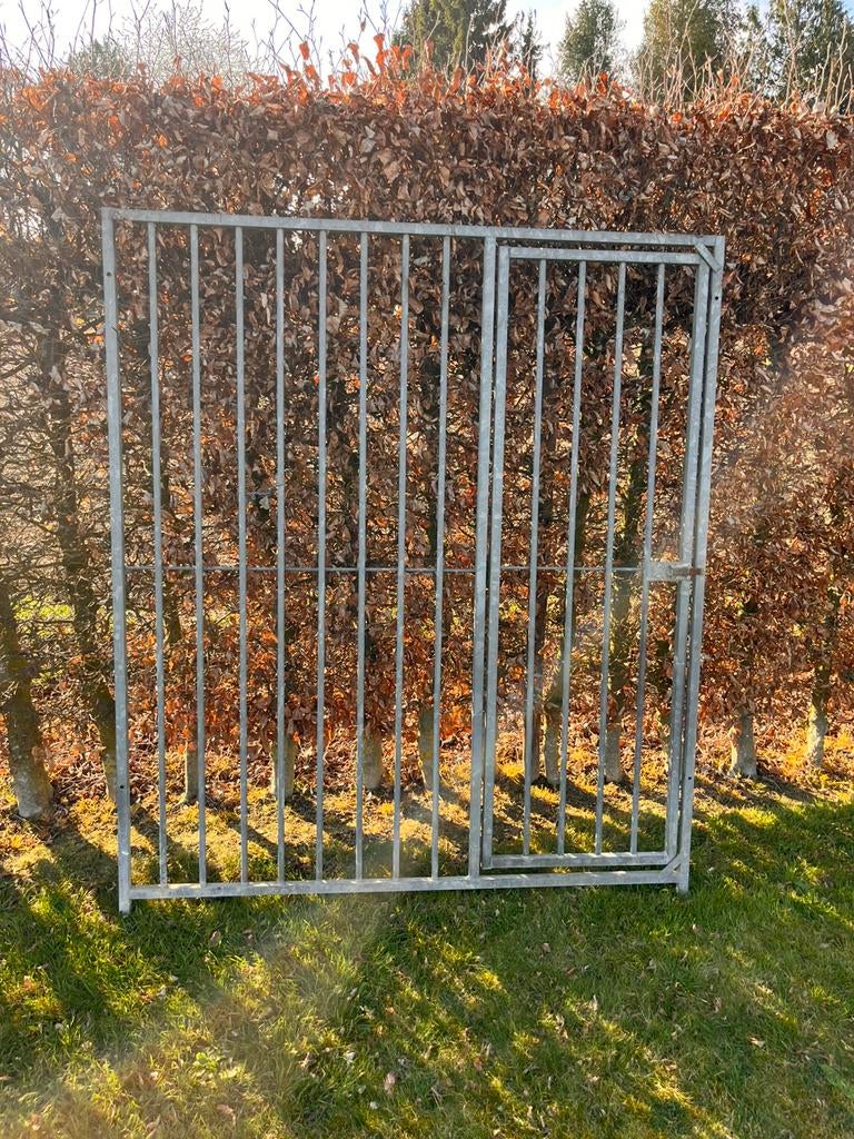 Spijl paneel, Jardin & Terrasse, Clôtures de jardin, Enlèvement, Utilisé, Autres matériaux, Clôture barrée