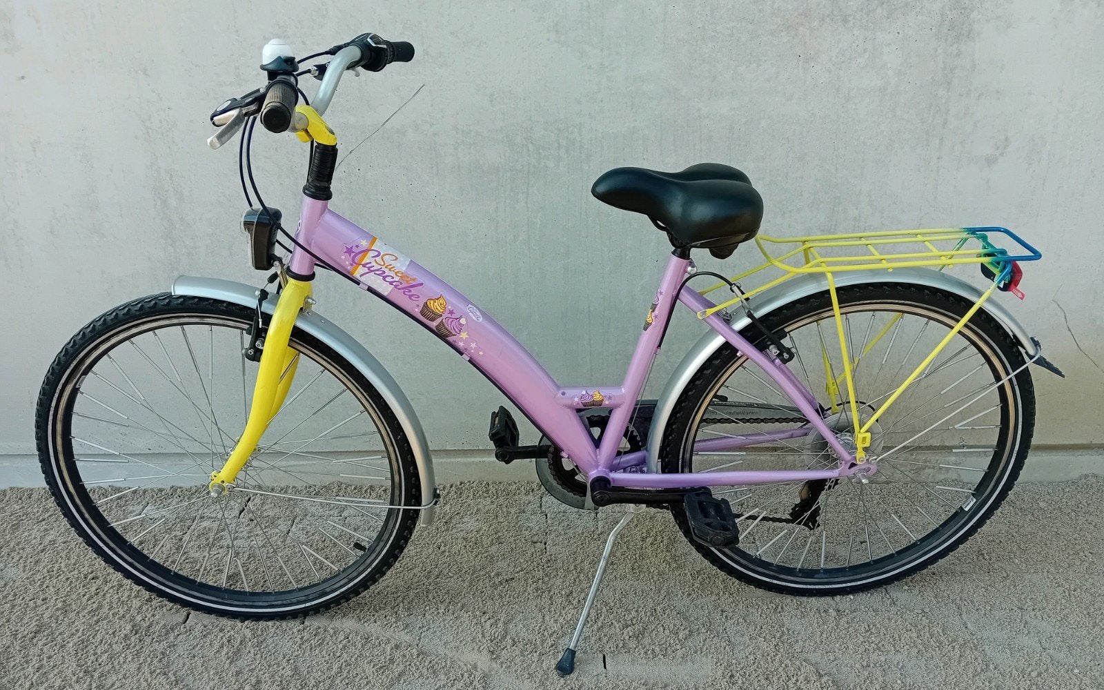 Meisjesfiets BFK Cupcake 26inch 6speed NIEUWPRIJS 399€ 🚴, Frein sur jante, 26 pouces ou plus, Frein à main, Comme neuf
