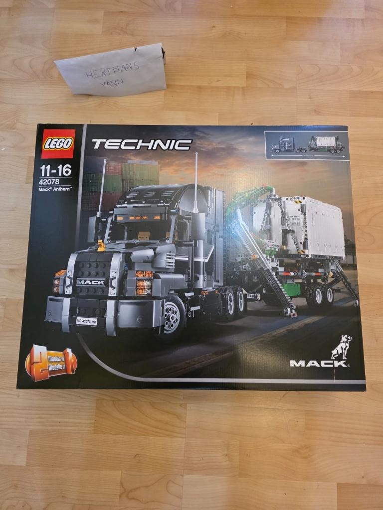 Lego Technic Mack Anthem (42078), Kinderen en Baby's, Speelgoed | Duplo en Lego, Lego, Nieuw, Ophalen of Verzenden, Technic
