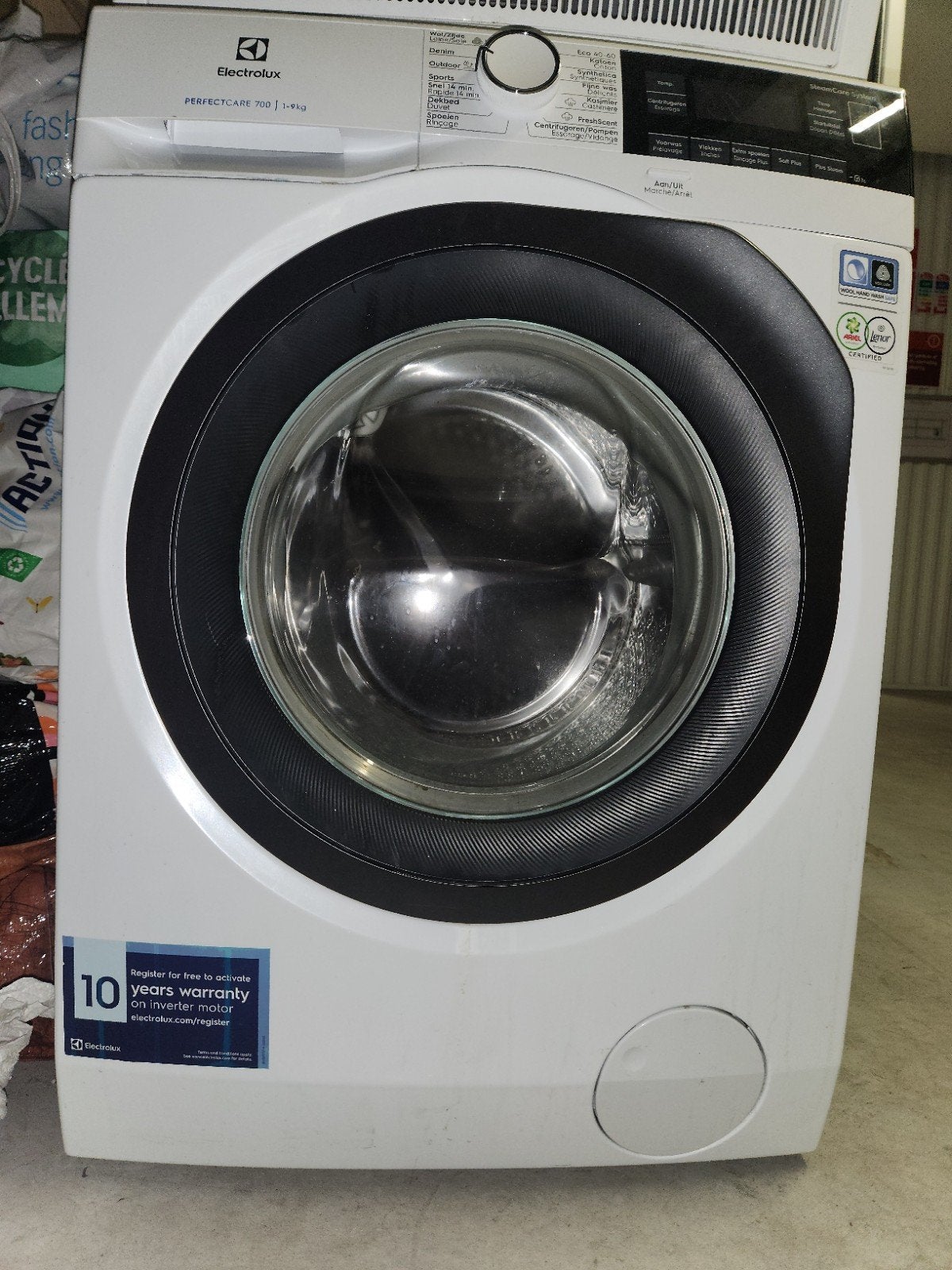 Electrolux 9kg wasmachine + AEG 8kg condenser droger - nauwe, Electroménager, Lave-linge, Enlèvement