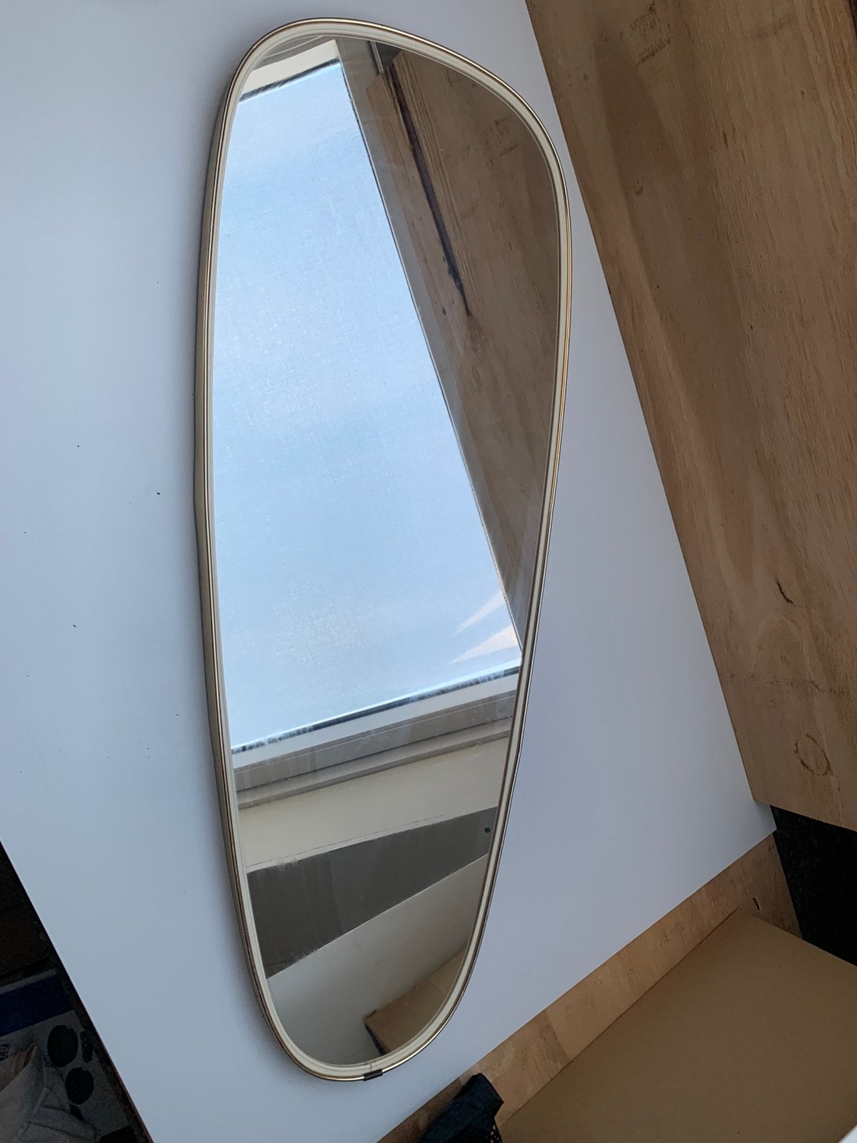Retro spiegel, Maison & Meubles, Accessoires pour la Maison | Miroirs, Enlèvement, Utilisé