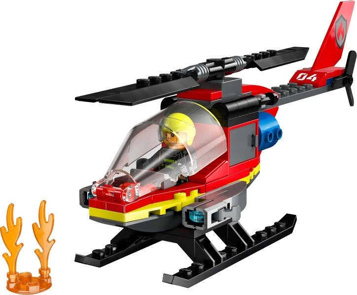 LEGO City 60411 Fire Rescue Helicopter, City, Lego, Nieuw, Complete set