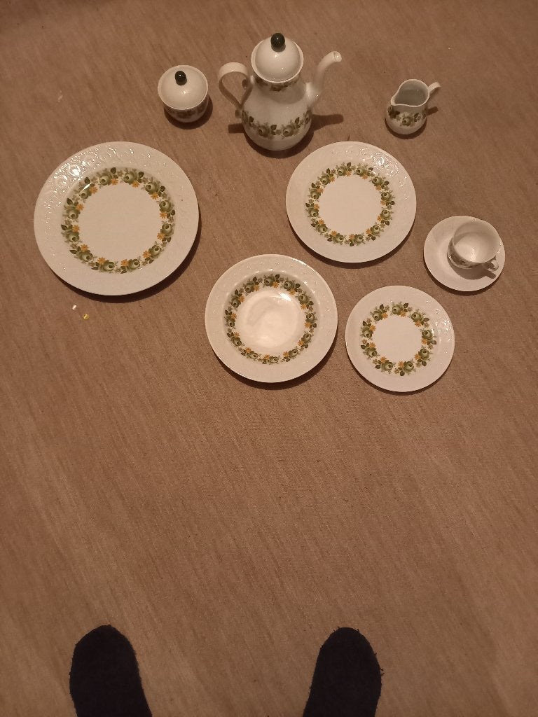 Volledig eet en koffie series vintage, Antiek en Kunst, Ophalen