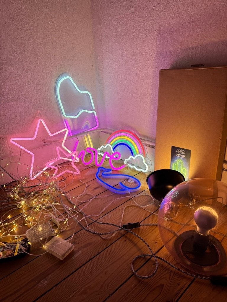 Néons Led, guirlande, lampes - Lot !, Enlèvement, Utilisé, Autres marques, Autres types