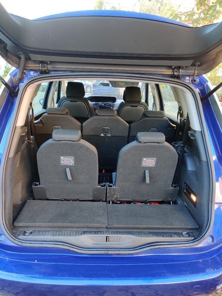 Citroën C4 Grand Picasso 7 places 2017 (essence), Auto's, Euro 6, Blauw, 7 zetels, 96 kW