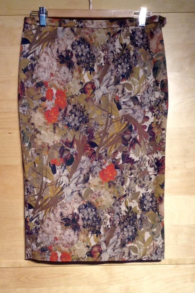 T.M. Kokerrok met bloemenprint voor de herfst, Kleding | Dames, Rokken, Maat 38/40 (M), Meerkleurig, Nieuw, Ophalen of Verzenden