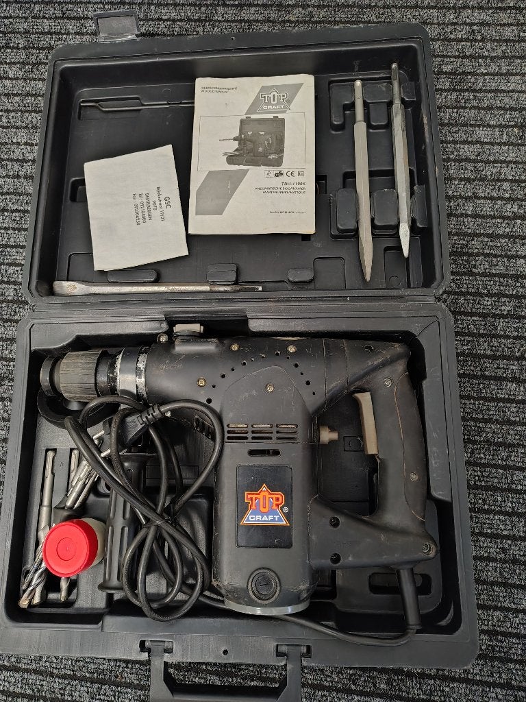Boorhamer 1100W, Ophalen, Zo goed als nieuw, 600 watt of meer, Variabele snelheid