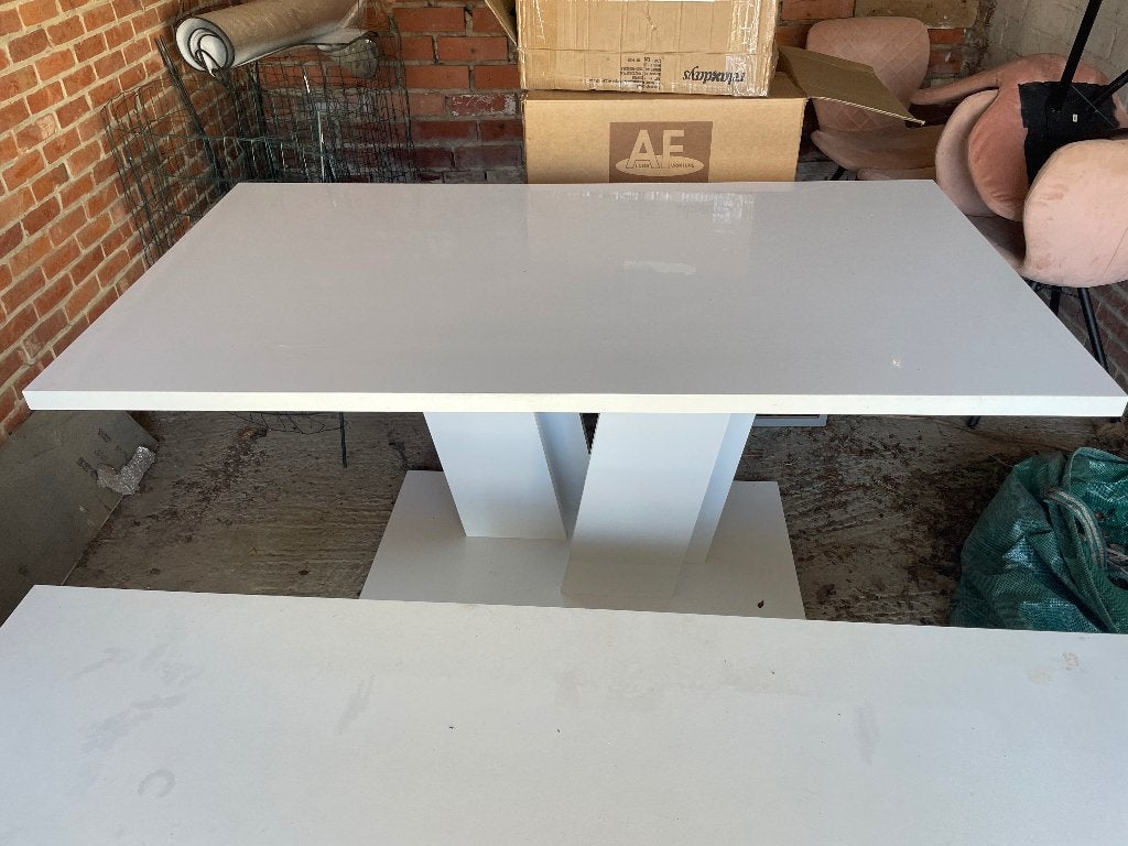 Tafel - eettafel, Ophalen, Gebruikt, Rechthoekig