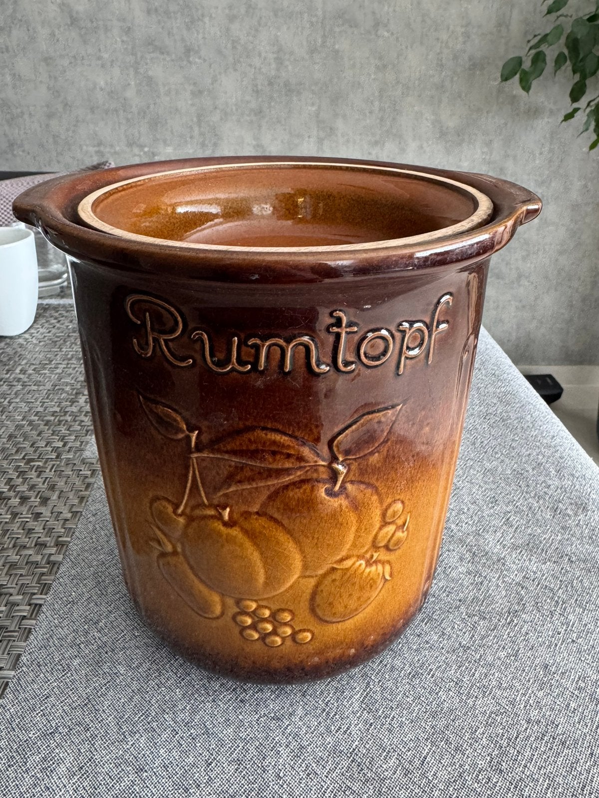 Rumtopf, Ophalen, Zo goed als nieuw