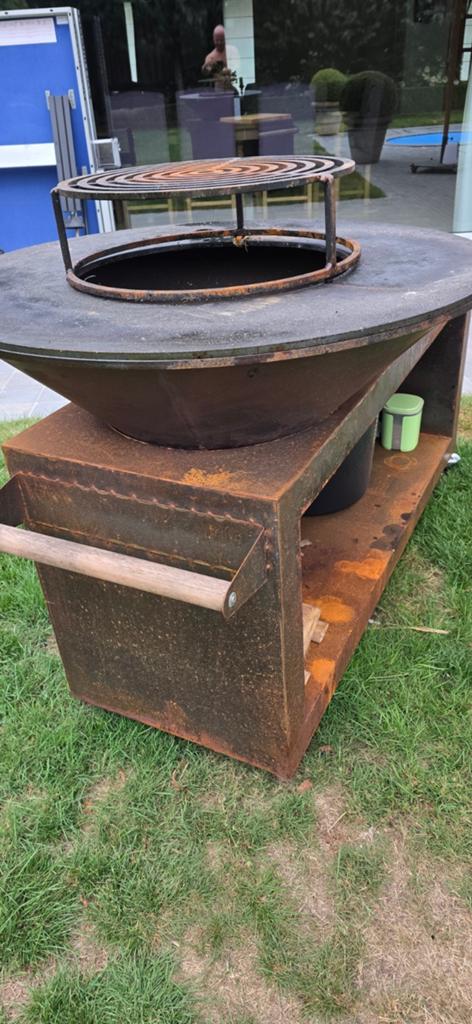 Cortenstaal bbq, Tuin en Terras, Vuurtafels, Ophalen