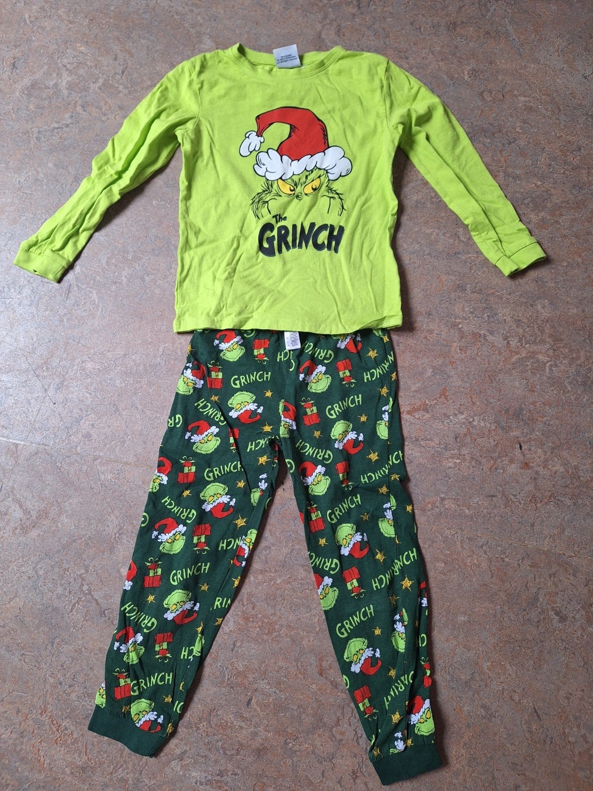 Pyjama grinch, Kinderen en Baby's, Kinderkleding | Maat 128, Ophalen